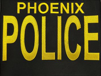 PHOENIX (AZ) POLICE DEPARTMENT BACK PATCH - SEW ON.